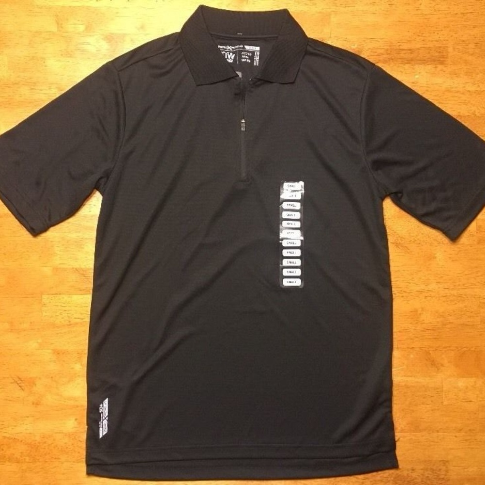 NWT ZeroXposur Men's Black Polo Shirt - Small